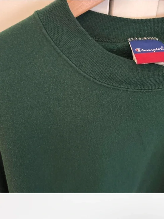 Champion Forest Green Crewneck Sweatshirt - Picture 3 of 4